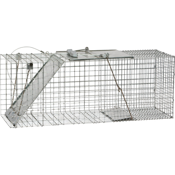 Havahart Easy Set Galvanized Steel 32 In. Live Raccoon Trap