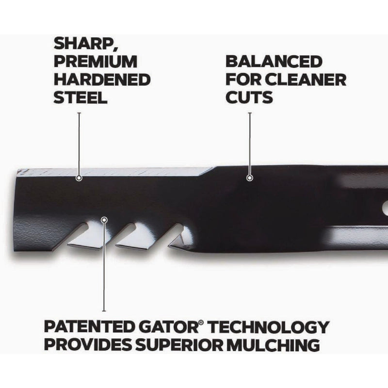 Oregon Gator 21 In. Lawnmower Deck Blade - Fits Husqvarna and Craftsman Push Mower