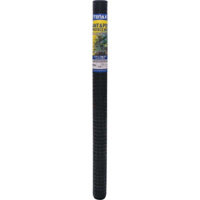 Tenax 3/4 In. x 3/4 In. Mesh 7 Ft. x 100 Ft. Black Plant & Pond Net