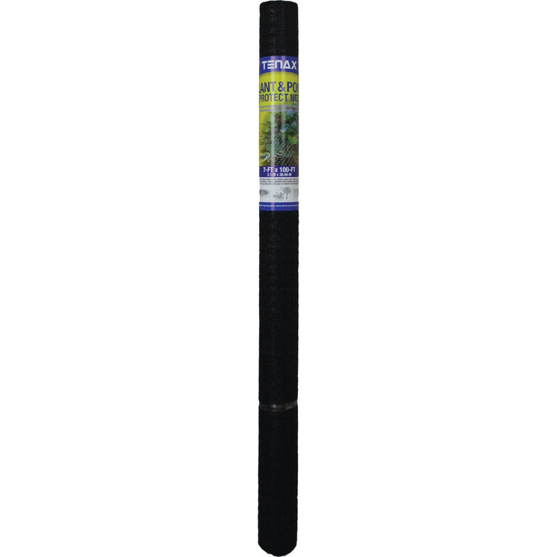 Tenax 3/4 In. x 3/4 In. Mesh 7 Ft. x 100 Ft. Black Plant & Pond Net