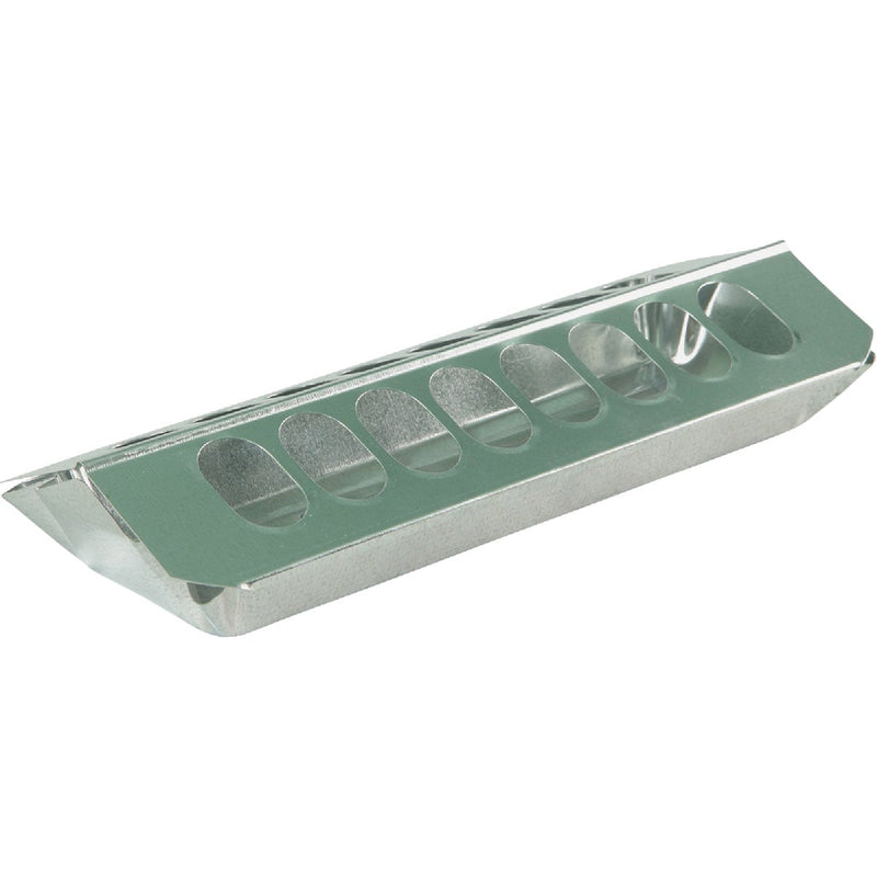 Farm-Tuff 12 In. Slide-Top Galvanized Steel Poultry Feeder