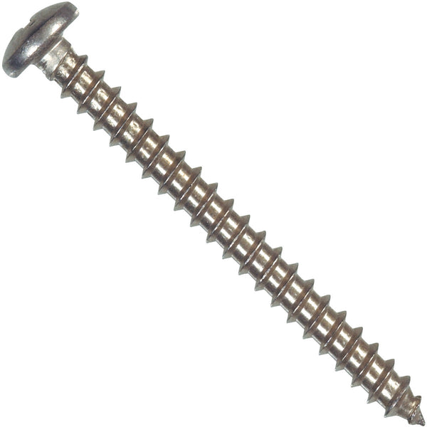 Hillman #6 x 3/4 In. Phillips Pan Head Stainless Steel Sheet Metal Screw (100 Ct.)