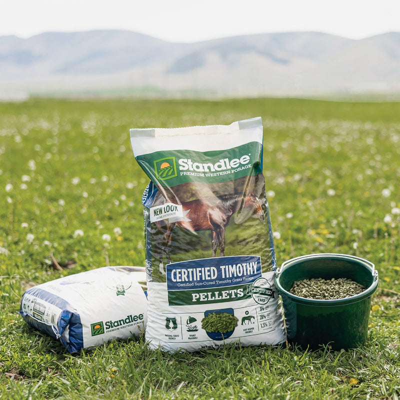 Standlee Premium Western Forage 40 Lb. Certified Timothy Grass Pellets