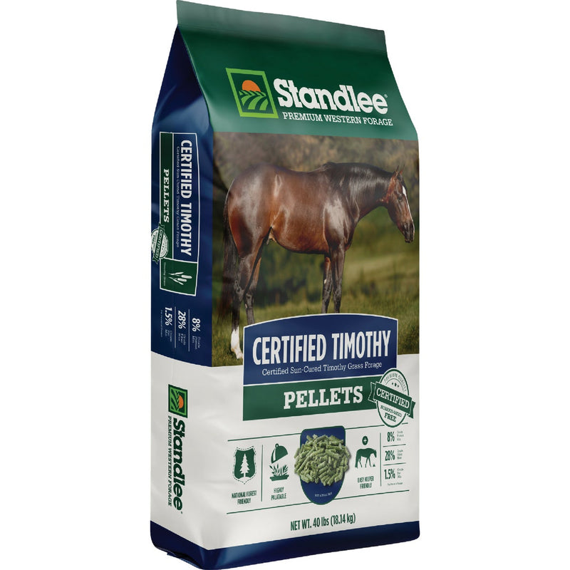 Standlee Premium Western Forage 40 Lb. Certified Timothy Grass Pellets