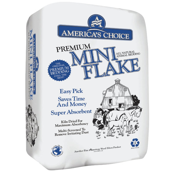 America's Choice 4.0 Cu. Ft. Pine Mini Flake Animal Bedding Stall Shavings