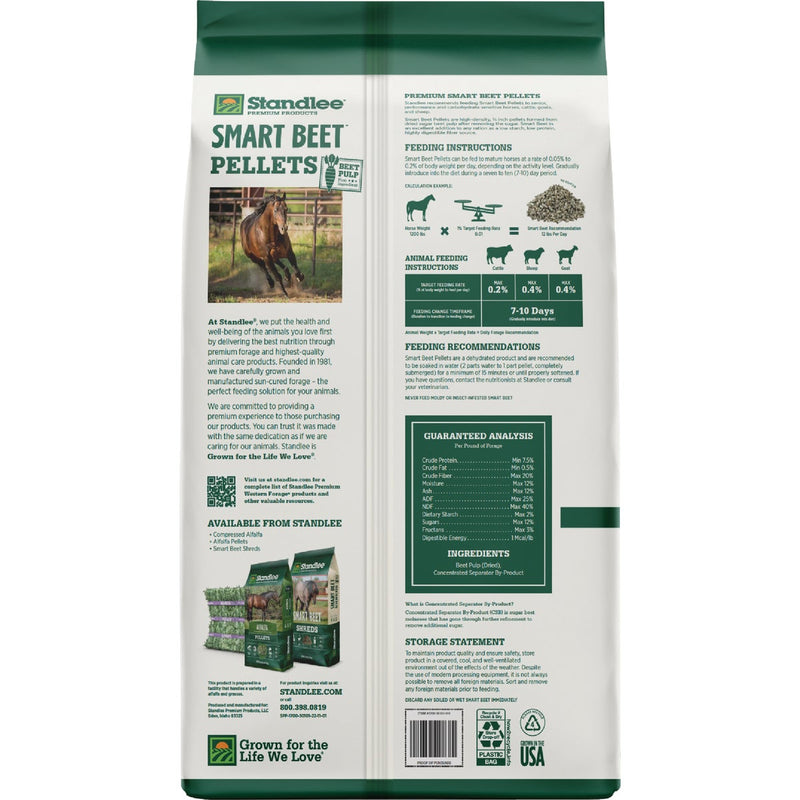 Standlee Premium Western Forage 40 Lb. Premium Smart Beet Pellets