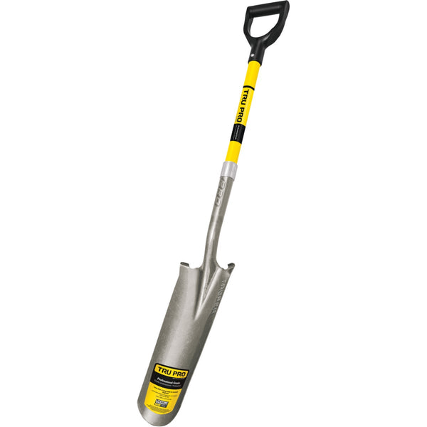 Truper Tru Pro 29 In. Fiberglass D-Handle Drain Spade