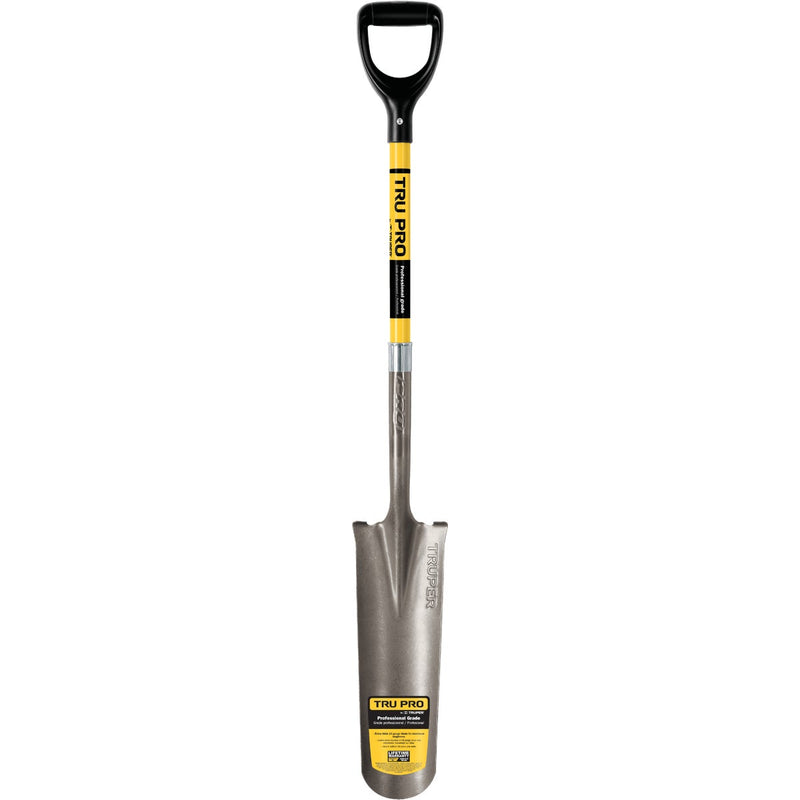 Truper Tru Pro 29 In. Fiberglass D-Handle Drain Spade