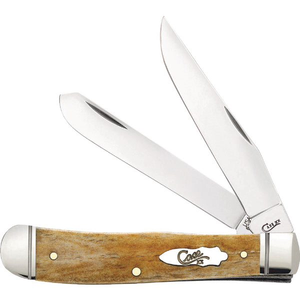 Case Trapper 3.27 In. Smooth Antique Bone Pocket Knife