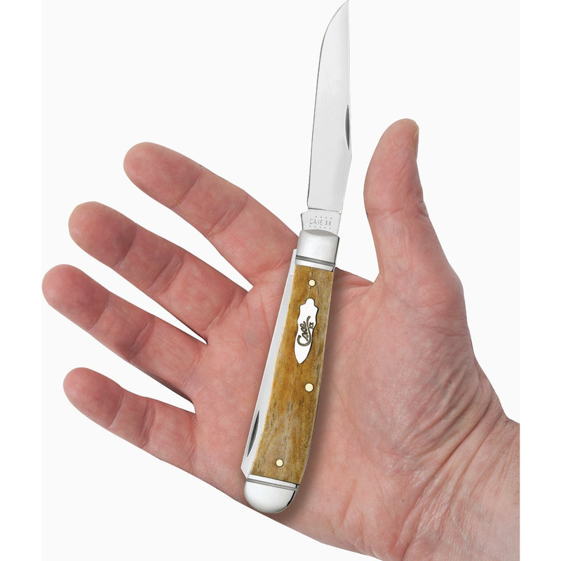 Case Trapper 3.27 In. Smooth Antique Bone Pocket Knife