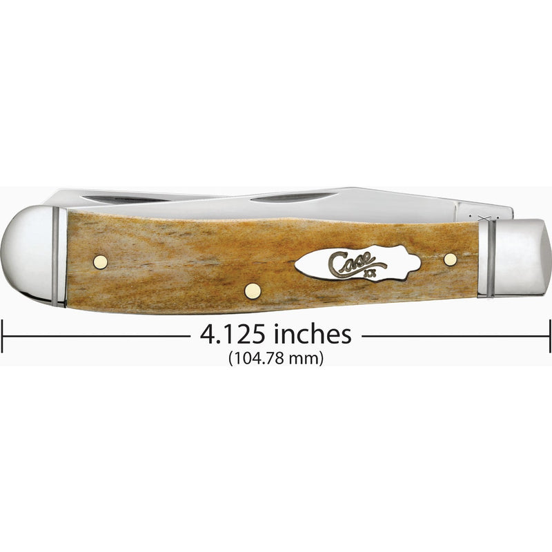 Case Trapper 3.27 In. Smooth Antique Bone Pocket Knife