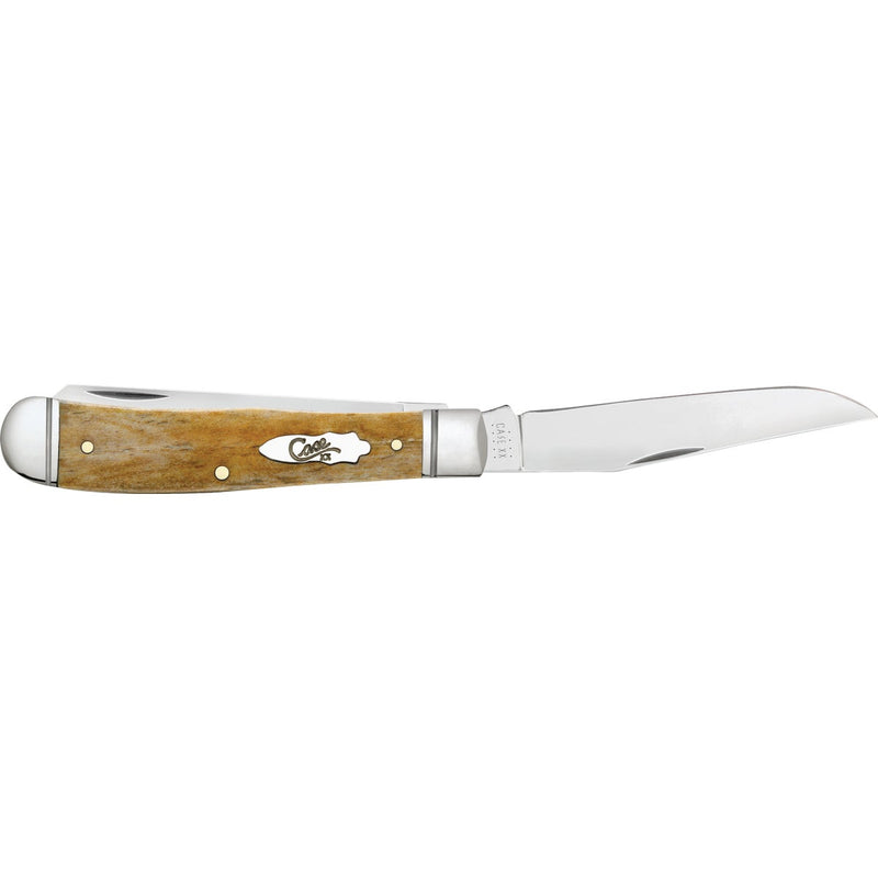 Case Trapper 3.27 In. Smooth Antique Bone Pocket Knife