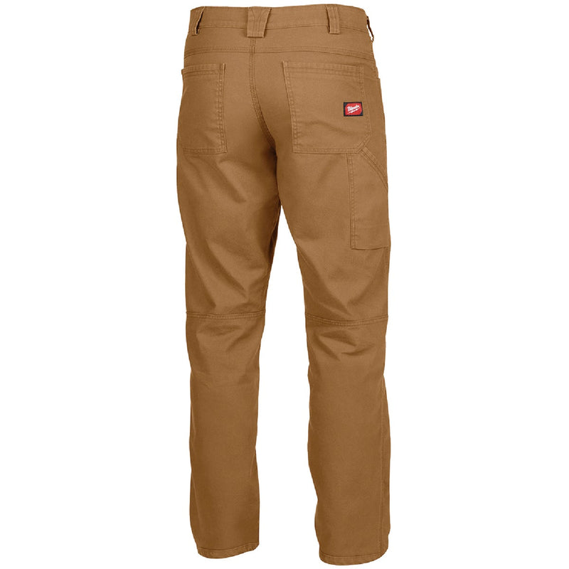 Milwaukee Flex Khaki 30 x 30 Heavy-Duty Work Pants