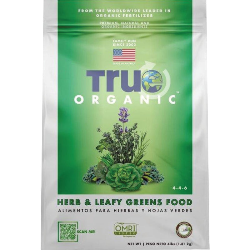 True Organic 4 Lb. 4-4-6 Herbs & Leafy Greens Dry Plant Food