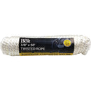 Do it Best 3/8 In. x 50 Ft. White Twisted Nylon Packaged Rope
