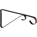National 9 In. Black Steel Hanging Plant Bracket