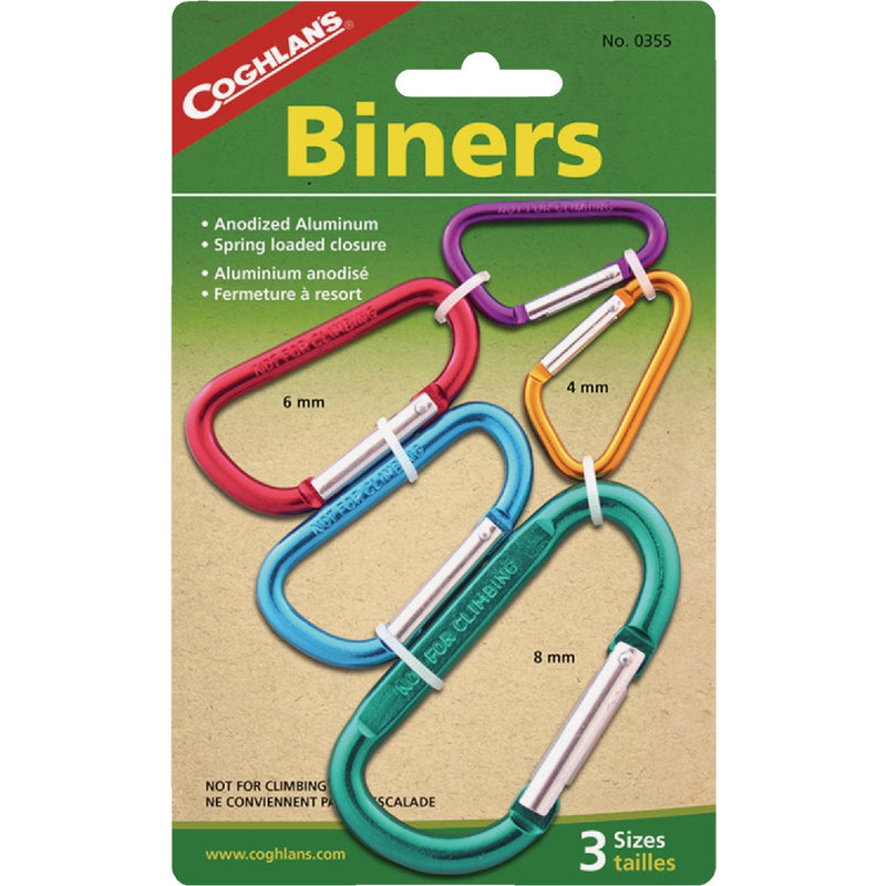 Coghlans Multi-Pack Carabiner (5-Pack)