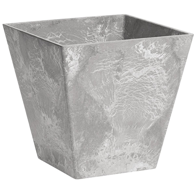 Novelty ArtStone Ella 12 in. W. x 12 in. H. x 12 in. L. x Gray Resin Planter