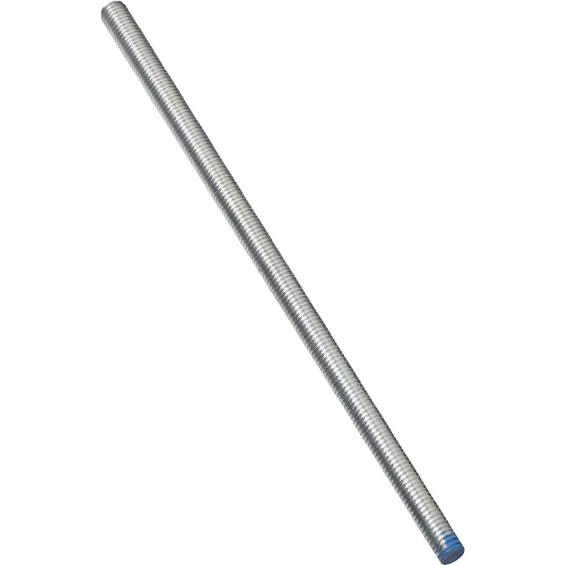 Hillman Steelworks 1/2 In. x 2 Ft. Steel Threaded Rod