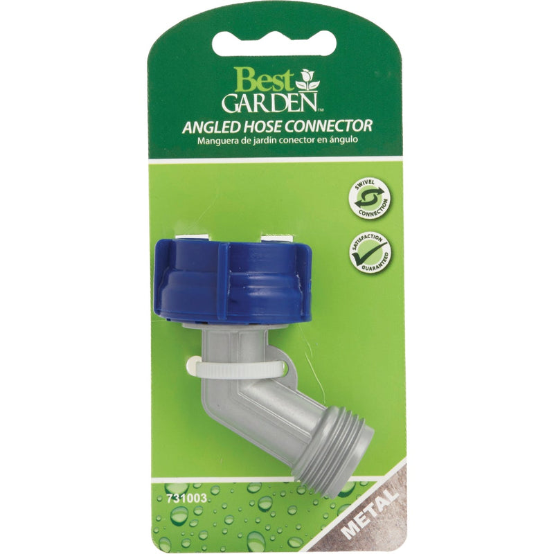 Best Garden 3/4 In. FHT x 3/4 In. MHT Metal Gooseneck Hose Connector