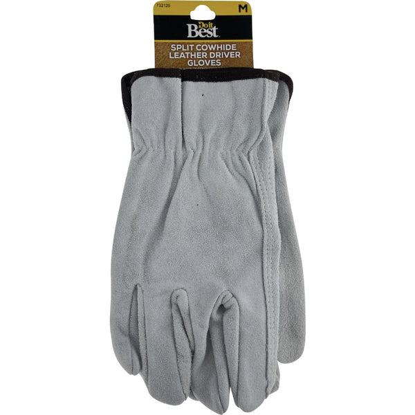 Do it Best Men's Medium Brushed Suede Leather Work Glove