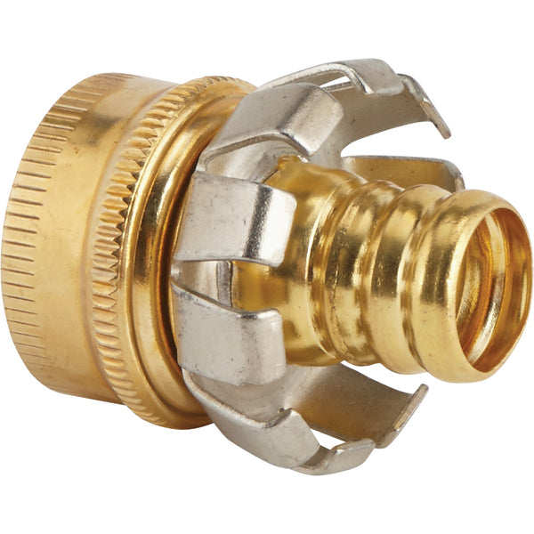 Best Garden 5/8 In. Female Brass Hose Coupling Mender