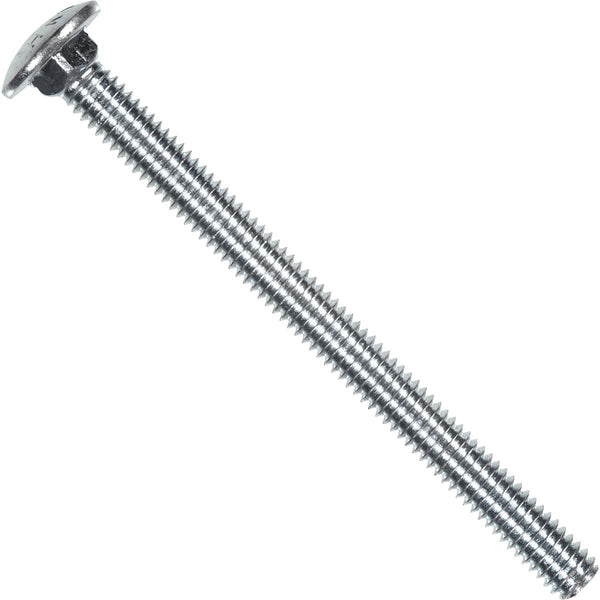 Hillman 1/4 In. x 1-1/2 In. Grade 2 Zinc Carriage Bolt (100 Ct.)