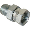 Apache 1/2 In. Male Pipe x 1/2 In. Female Pipe Swivel Straight Hydraulic Hose Adapter