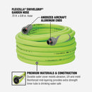 Flexzilla 5/8 In. Dia. x 75 Ft. L. Drinking Water Safe Garden Hose with SwivelGrip Connections