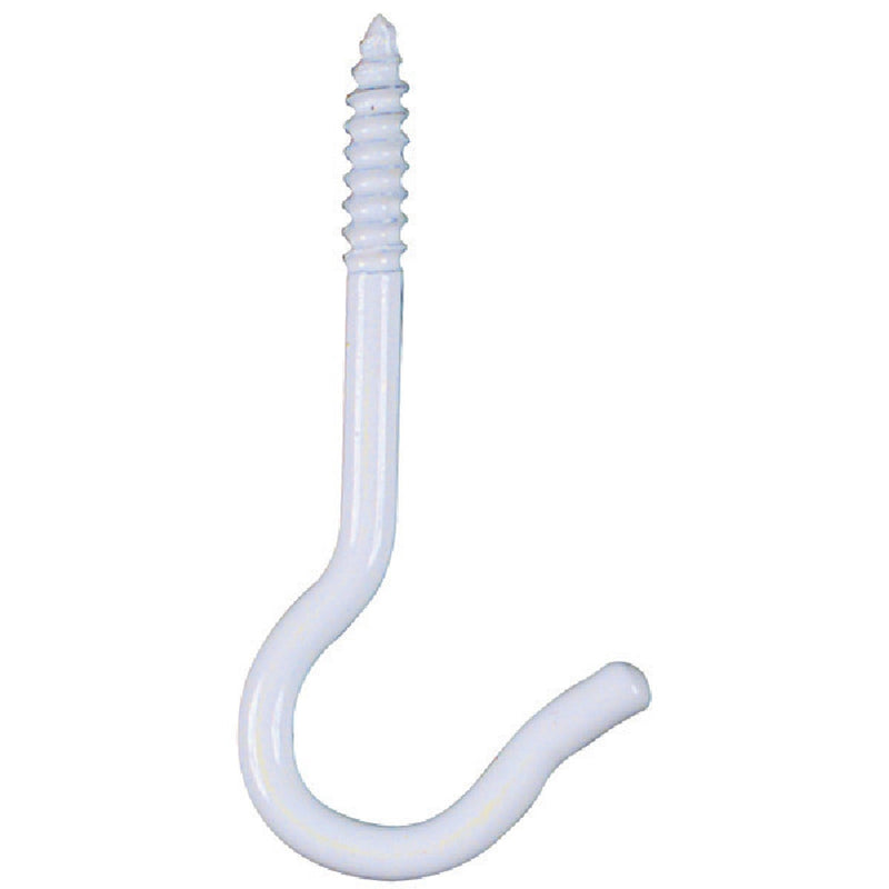 National 2-1/2 In. White Ceiling Hook (3-Pack)