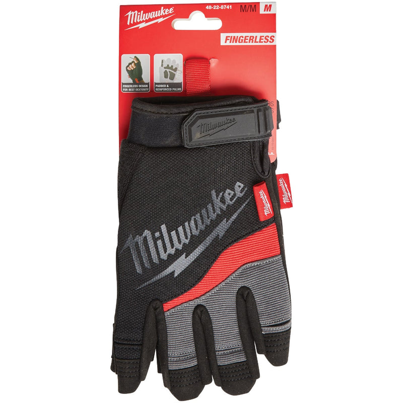 Milwaukee Performance Unisex Medium Synthetic Fingerless Work Glove