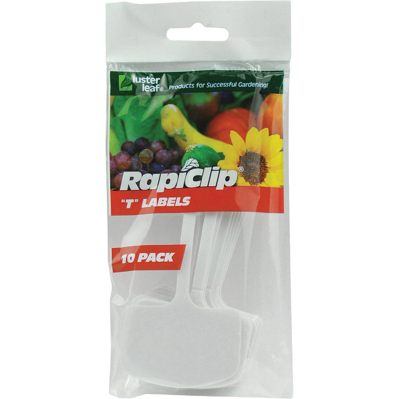 Rapiclip 6 In. Plastic Plant & Garden Marker T-Label (10-Pack)