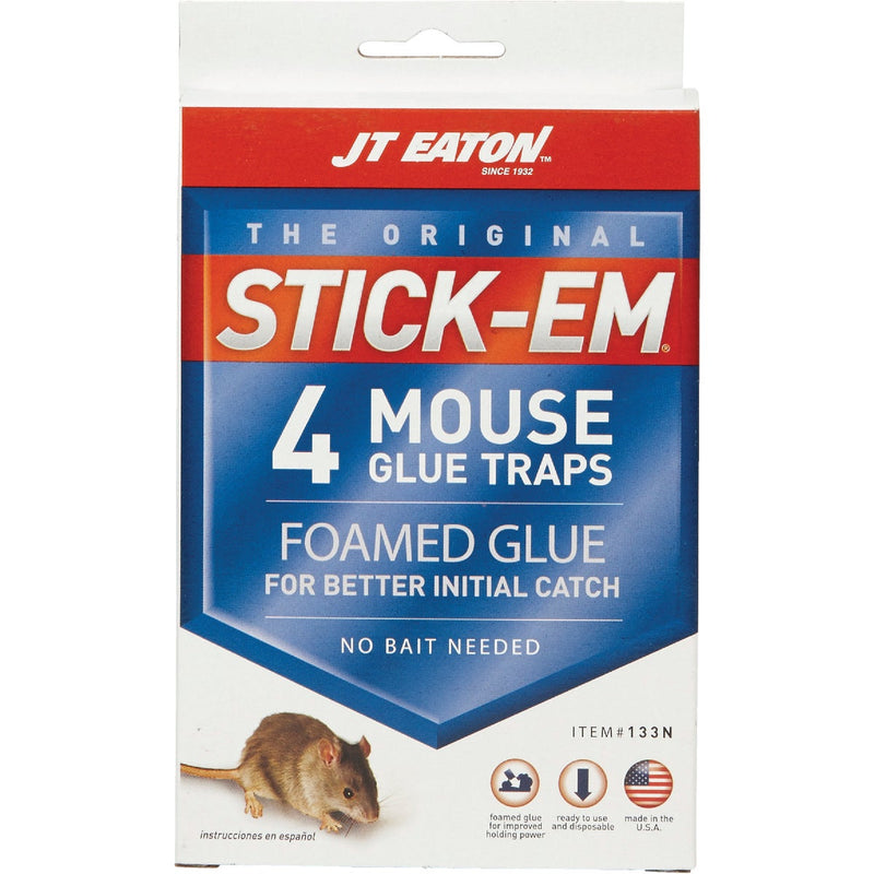 JT Eaton Stick-Em Glue Mouse Trap (4-Pack)