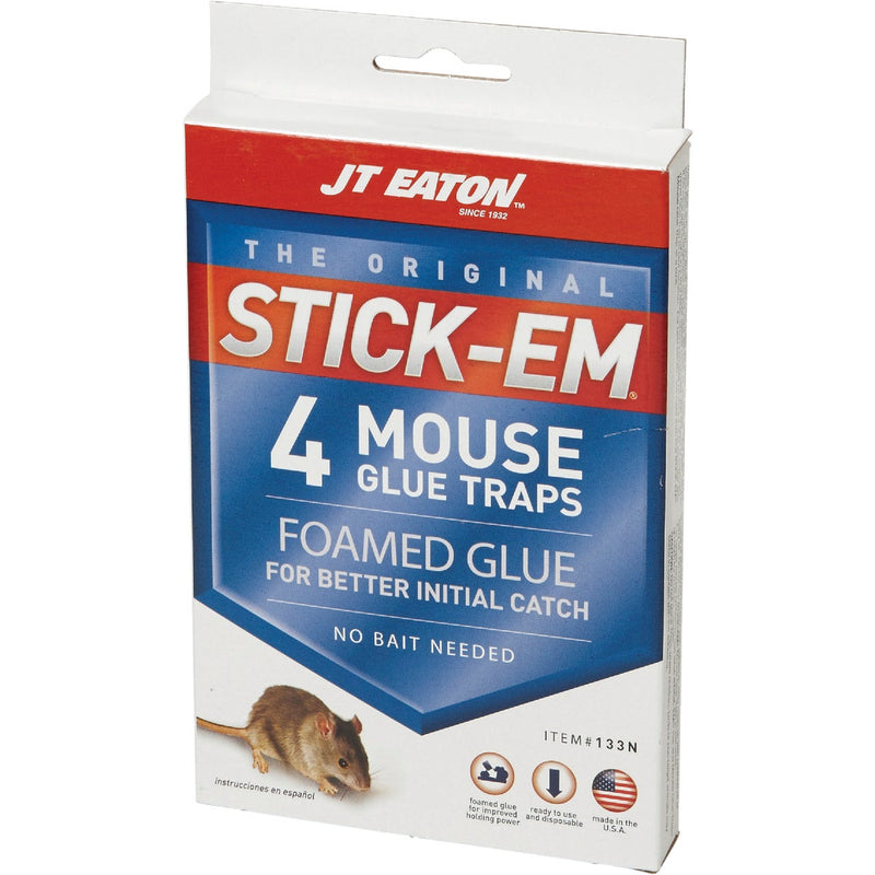 JT Eaton Stick-Em Glue Mouse Trap (4-Pack)