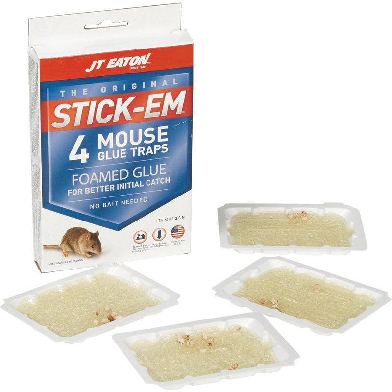 JT Eaton Stick-Em Glue Mouse Trap (4-Pack)