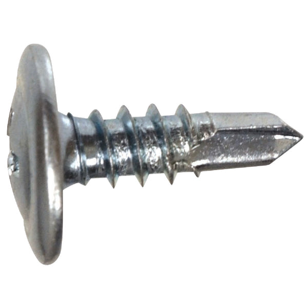 Hillman #8 x 1-1/4 In. Zinc Modified Truss Head Self Drilling Lath Screw (100 Ct.)