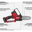 Milwaukee M12 FUEL HATCHET Brushless 6 In. Cordless Pruning Saw Kit with 4.0 Ah Battery & Charger