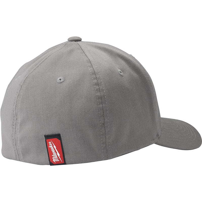 Milwaukee FlexFit Gray Fitted Hat, L/XL