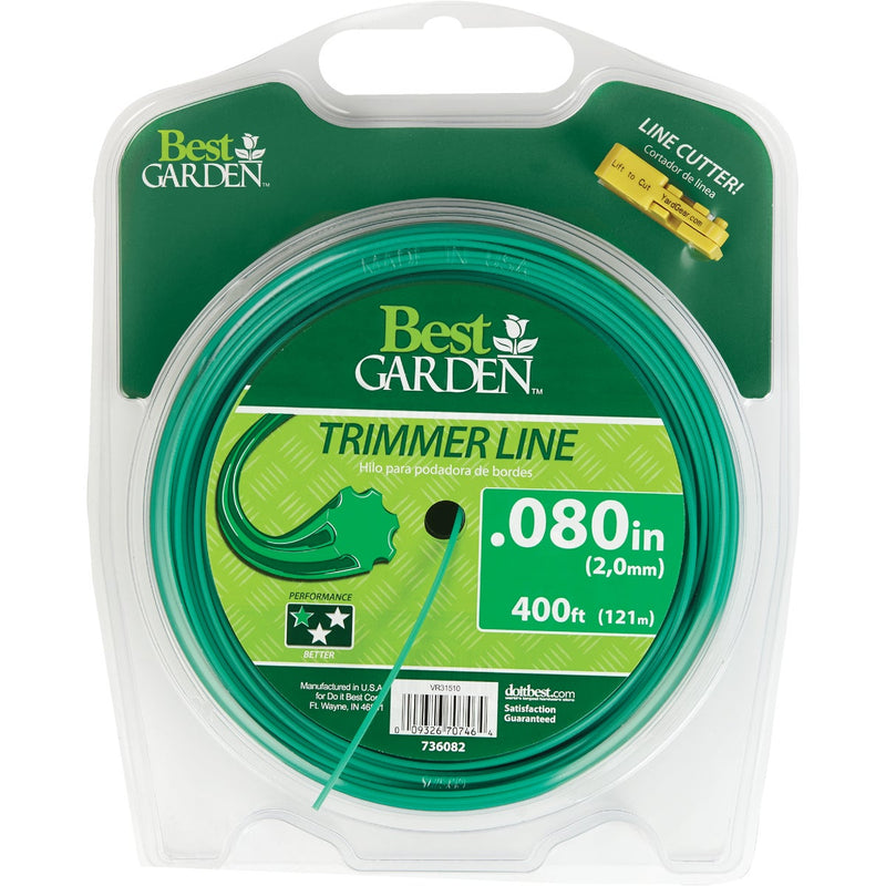 Best Garden 0.080 In. x 400 Ft. 7-Point Trimmer Line