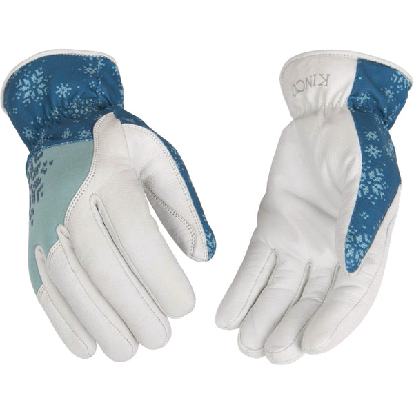 KincoPro Women's Small Pearl Premium Grain Goatskin Thermal Insulated Glove