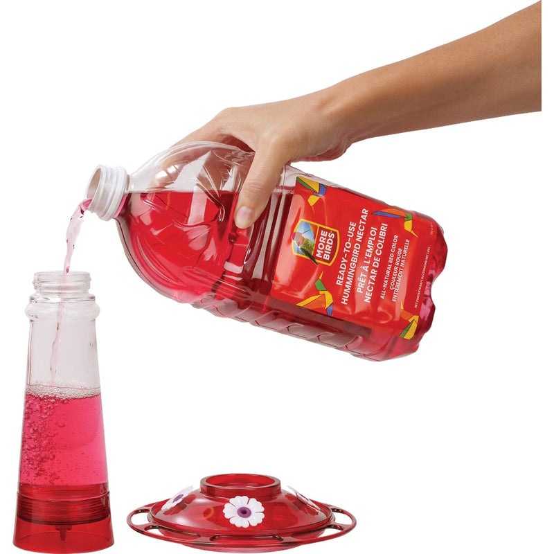 More Birds 64 Oz. Red Ready To Use Liquid Hummingbird Nectar