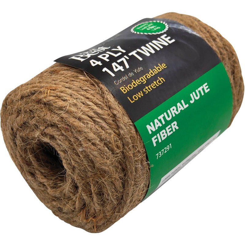 Do it Best 4-Ply x 147 Ft. Brown Jute Biodegradable Twine