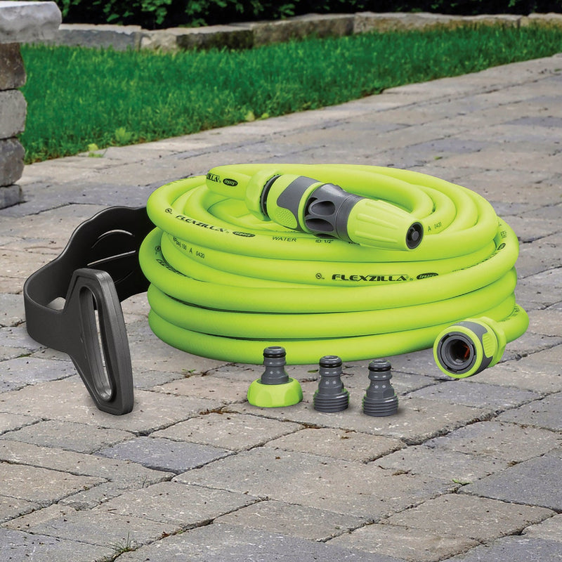 Flexzilla 1/2 In. Dia. x 50 Ft. L. Heavy Duty Garden Hose with Quick Connect