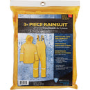 Boss Large 3-Piece Yellow Polyester Rain Suit