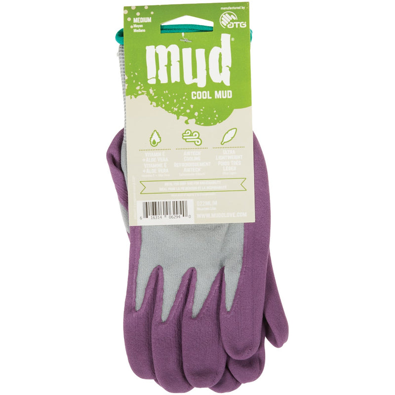 Cool Mud Women's Medium Nylon Lilac Garden Glove