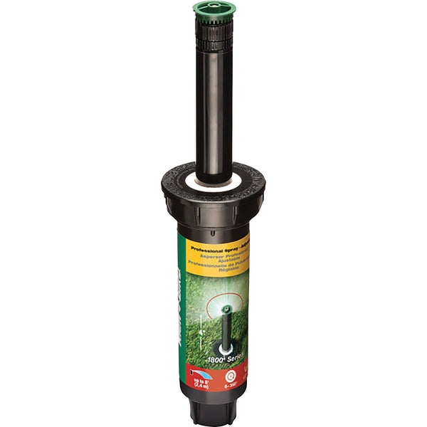Rain Bird 4 In. Full Circle Adjustable 8 Ft. Rotary Sprinkler with Pressure Regulator