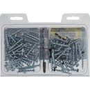 Bore-Fast Pan & Hex Washer Head Anchor & Screw in One Kit (82-Piece)