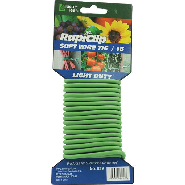 Rapiclip 16 Ft. Green PVC/Rubber Light-Duty Garden Twist Tie