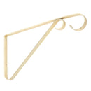 National 9 In. Brass Steel Hanging Plant Bracket