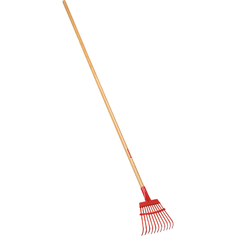 Corona 8 In. Steel Head Shrub Rake with 54 In. Wood Handle (11-Tine)